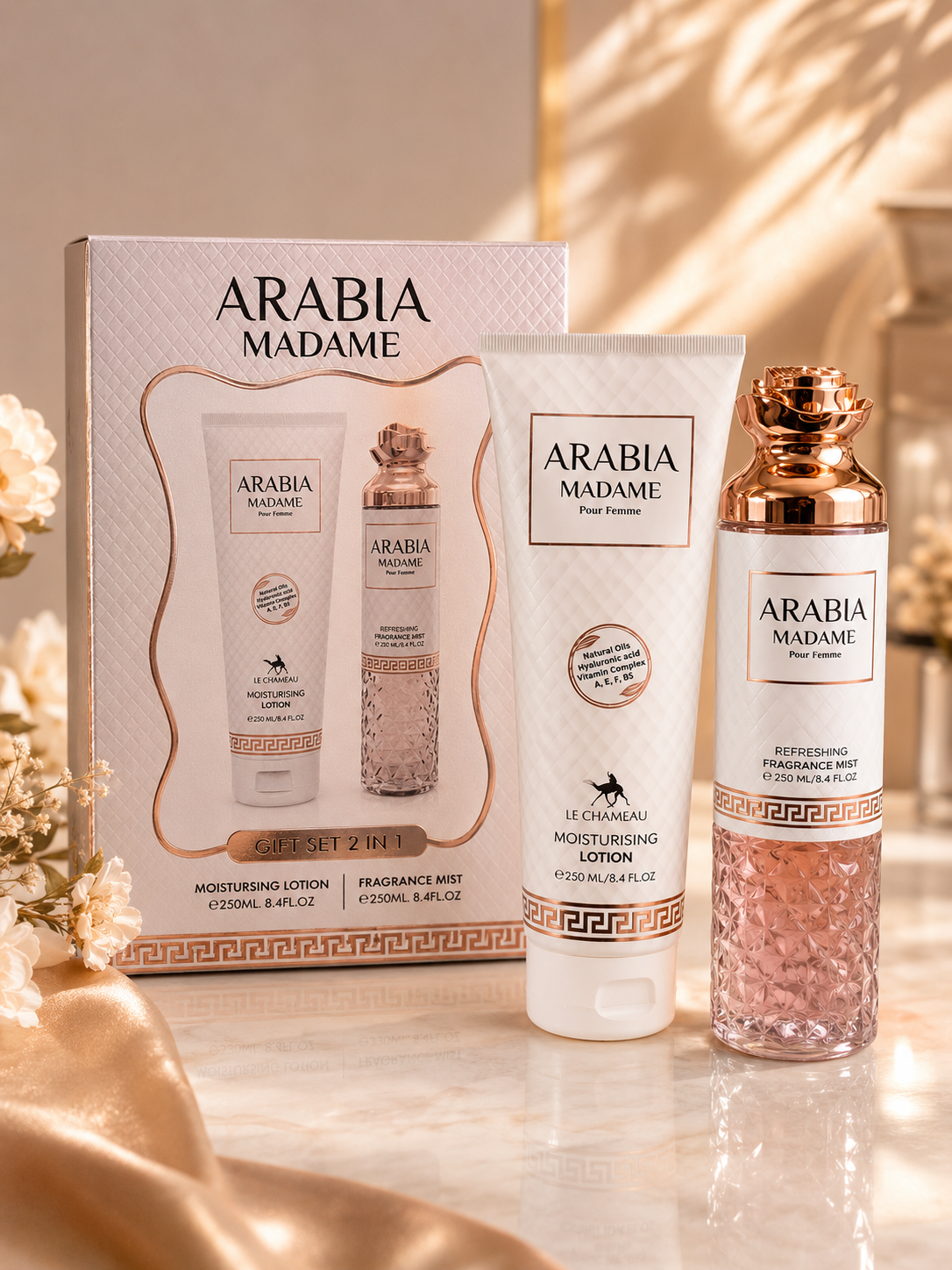Arabia Madame – Estuche 2 en 1 Crema y Colonia