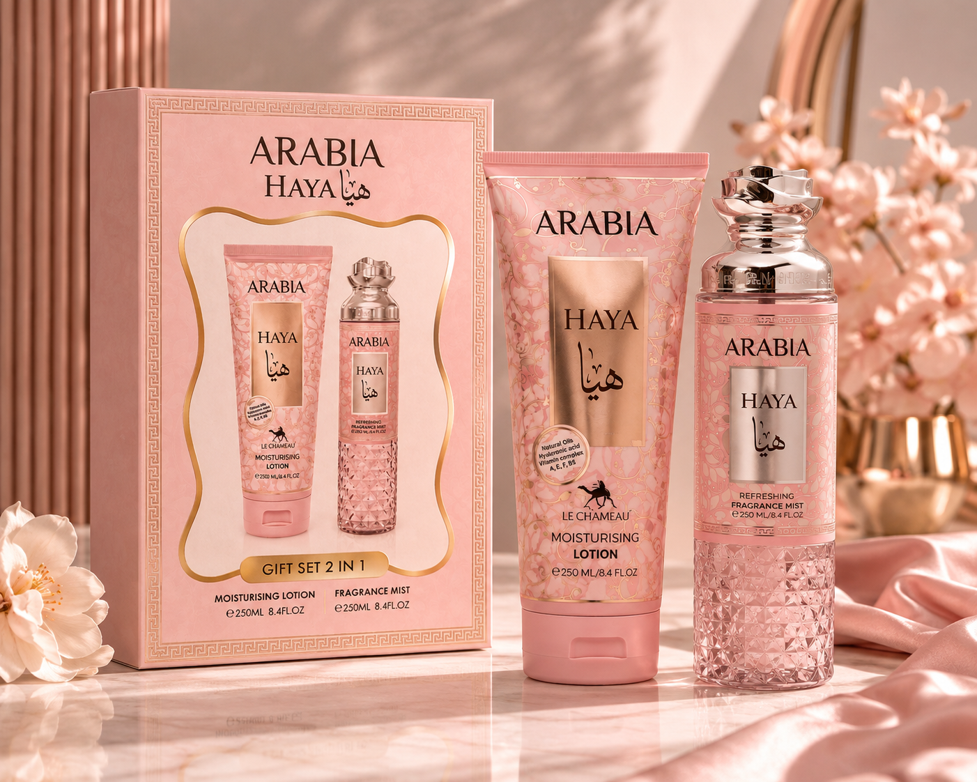 Arabia Haya – Gift Set 2 en 1 Colonia y Crema Corporal
